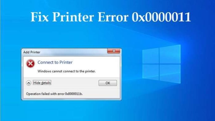 Printer Error 0x0000011b In Windows